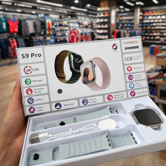 Smartwatch S9 Pro AMOLED + 2 Correas